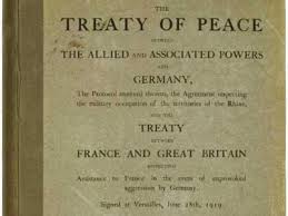 treaty versailles peace primary documents illustrates looked